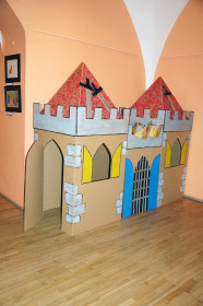 Zamek - fragment ekspozycji