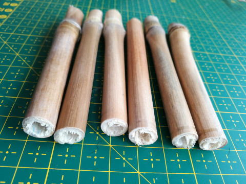 Docięty pod wymiar bambus