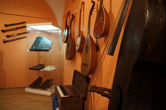 Instrumenty muzyczne - fragment ekspozycji