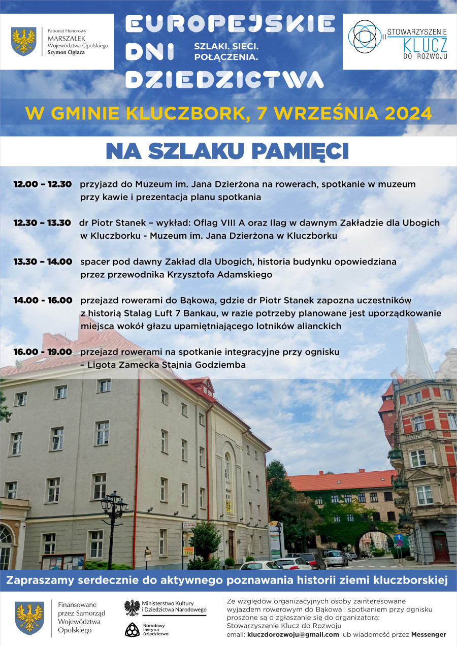 7 września 2024 - Europejskie Dni Dziedzictwa - plakat wydarzenia